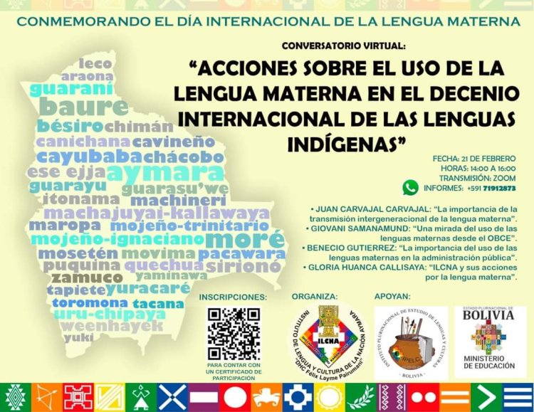 Conversatorio día internacional de la lengua materna