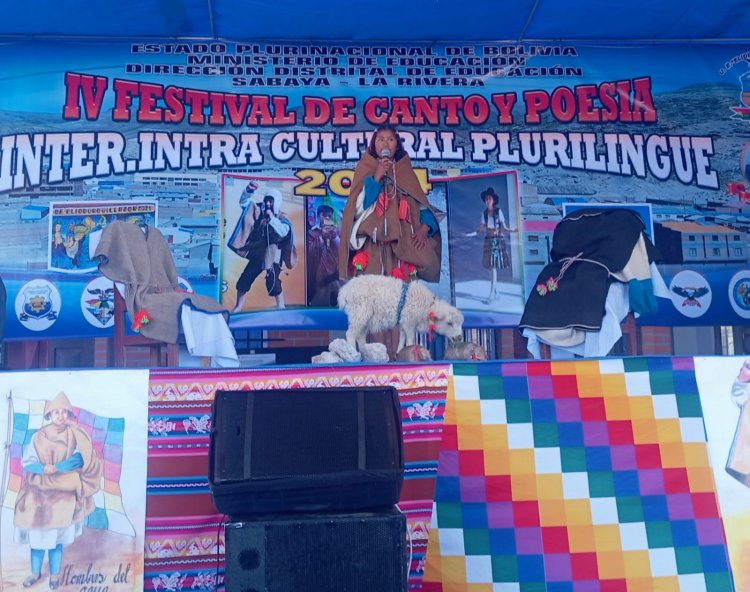 IV CONCURSO DE CANTO Y POESÍA EN LENGUA ORIGINARIAS URU-CHIPAYA, AYMARA, QUECHUA DISTRITO EDUCATIVO SABAYA - LA RIVERA