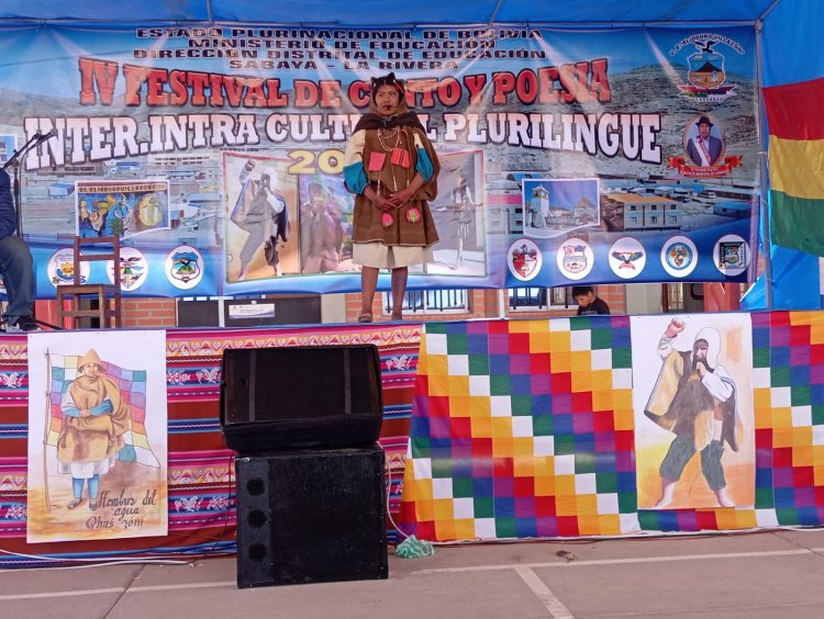 IV CONCURSO DE CANTO Y POESÍA EN LENGUA ORIGINARIAS URU-CHIPAYA, AYMARA, QUECHUA DISTRITO EDUCATIVO SABAYA - LA RIVERA