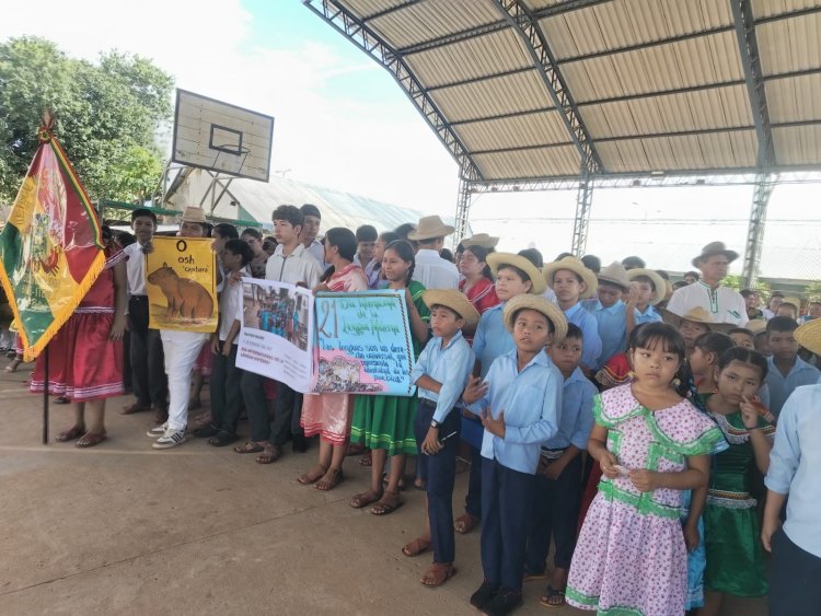 21 DE FEBRERO - ACTO CÍVICO EN CONMEMORACIÓN AL DÍA INTERNACIONAL DE LA LENGUA MATERNA Y DÍA NACIONAL DE LAS LENGUAS  Y CULTURAS DE LOS PUEBLOS INDÍGENAS ORIGINARIOS