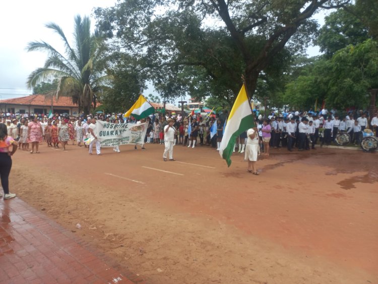 Guarayos celebra 35 años de creación con desfile cívico y unidad provincial