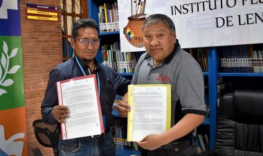 EL INSTITUTO PLURINACIONAL DE ESTUDIO DE LENGUAS Y CULTURAS - IPELC. FIRMA ACUERDO MARCO DE COOPERACIÓN INTERINSTITUCIONAL CON EL OBSERVATORIO PLURINACIONAL DE LA CALIDAD EDUCATIVA – OPCE.