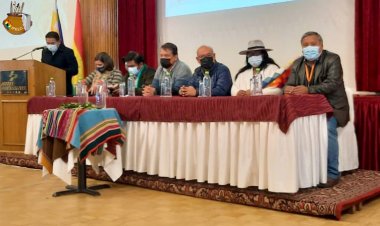 WALTER GUTIÉRREZ MENA DIRECTOR GENERAL EJECUTIVO DEL IPELC IMPULSA LA CUMBRE NACIONAL DE AUTONOMÍA INDÍGENA ORIGINARIA CAMPESINA