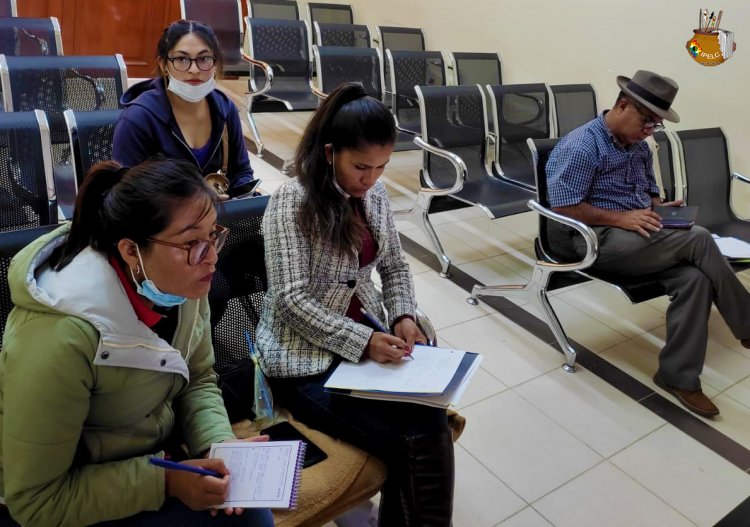 Instituto de Lengua y Cultura Quechua en un taller, trabajando los LINEAMIENTOS GENERALES PARA LA ELABORACION DEL PLAN ESTRATEGICO