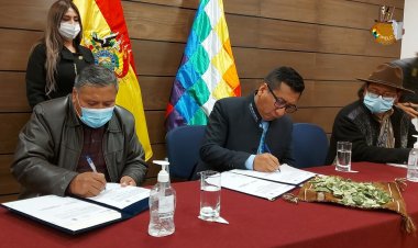 EL INSTITUTO PLURINACIONAL DE ESTUDIO DE LENGUAS Y CULTURAS - IPELC, SUSCRIBE CONVENIO MARCO DE COOPERACIÓN INTERINSTITUCIONAL CON LA CAMARA DE DIPUTADOS DE LA ASAMBLEA LEGISLATIVA PLURINACIONAL