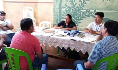 Reunión de información y coordinación con la Universidad indígena UNIBOL con las autoridades de la COPNAG y ILC-GW