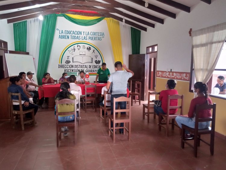 ILC-GW, presente como veedor en las compulsas a cargo de maestros/as en el distrito de Ascencion de Gwarayo
