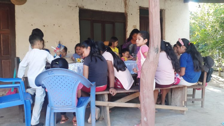 Visita coordinada al Nido Bilingüe Comunitaria de Yotau.