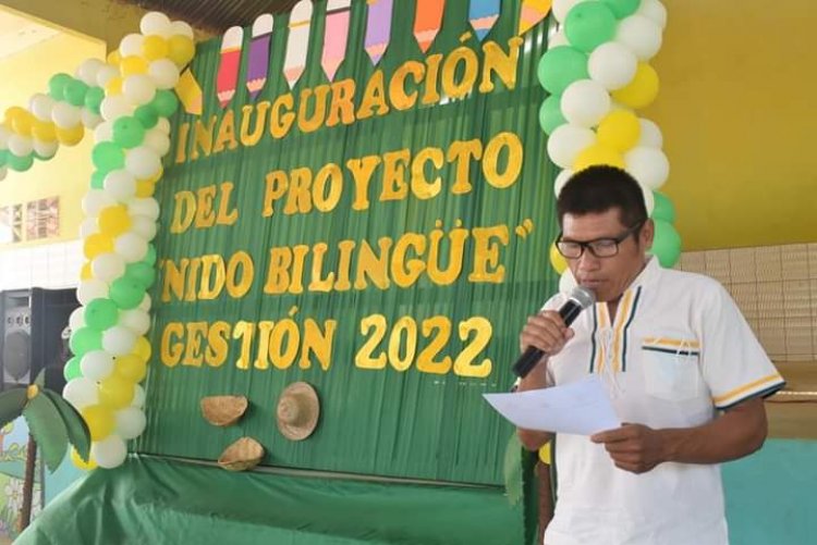 Inauguración del Proyecto Nido Bilingüe Institucional en el Kinder Mi dulce Hogar