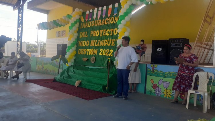 Inauguración del Proyecto Nido Bilingüe Institucional en el Kinder Mi dulce Hogar
