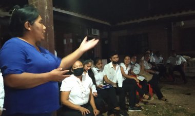 Visita de los estudiantes y docentes de la  ESFM de San Julián al ILC-GWARAYU para intercambio de experiencia