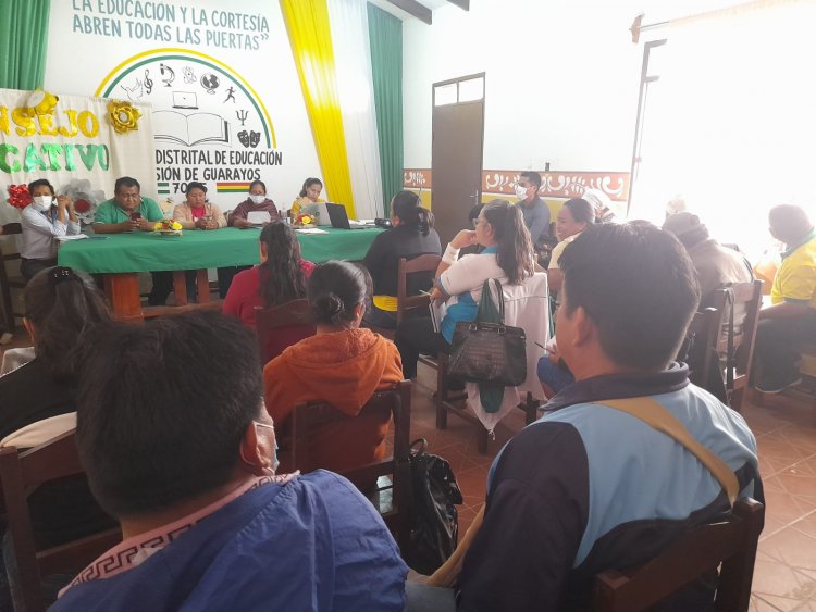 Participación del ILC-GW en el III Consejo Educativo del Municipio Ascensión de Guarayos