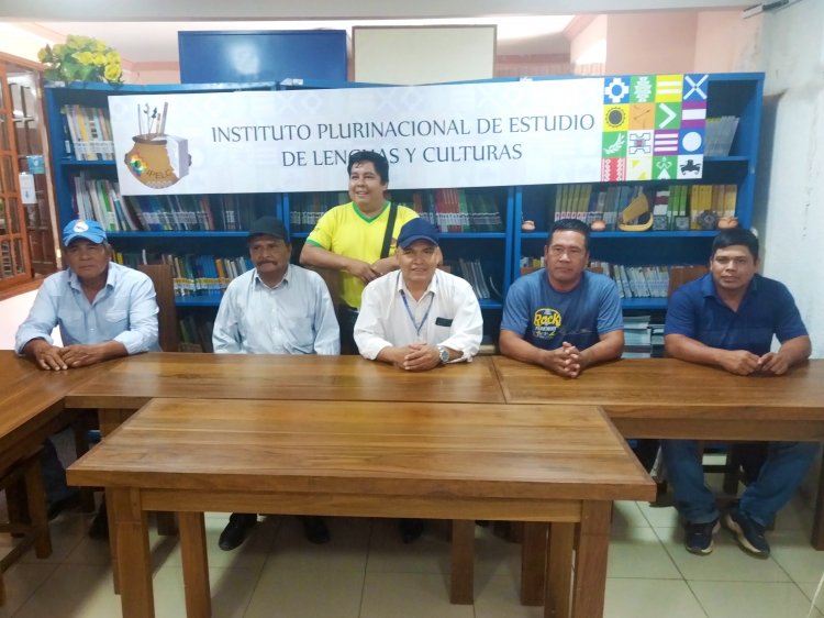 Hoy por la mañana, en ambientes del IPELC, el Director General Ejecutivo, Lic. Erasmo López Rivero, se reunió con representantes de la Central de Pueblos Étnicos Mojeños del Beni, CPEM-B.