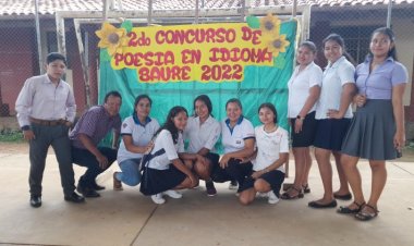BAURE  CELEBRA 314 AÑOS DE FUNDACION Y EL  ILC-BAURE CELEBRA SU PRIMER ANIVERSARIO SOBRE LA DECLARATORIA  DE LENGUA OFICIAL EL IDIOMA BAURE EN EL MUNICIPIO DE BAURE  Y PREMIA A TODOS LOS  ESTUDIANTES DEL CONCURSO DE POESIAS EN IDIOMA BAURE 2022.