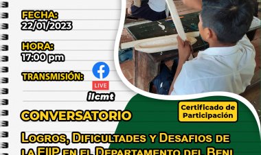 CONVERSARORIO LOGROS, DIFICULTADES Y DESAFÍOS DE LA EDUCACIÓN INTRA-INTERPLURILINGÜE (EIIP) EN EL DEPARTAMENTO DEL BENI EN EL MARCO DE LA EDUCACIÓN REGULAR