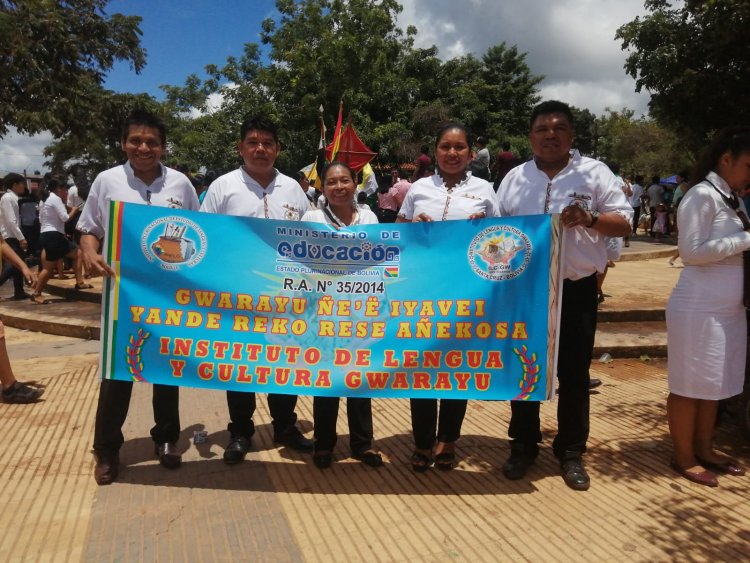 El ILC-GW participa en los actos oficiales con motivo de conmemorar el 33 Aniversario de la Provincia Guarayos