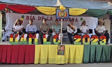 I.L.C. - MOJEÑO IGNACIANO PARTICIPO DEL ACTO CIVICO Y DESFILE EN CONMEMORACION AL 17 DE AGOSTO DIA DE LA BANDERA BOLIVIANA