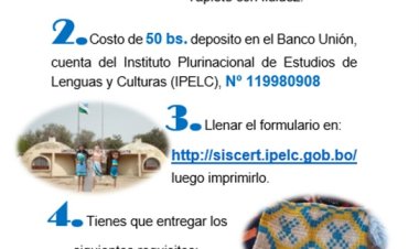 CERTIFICACIÓN HABLANTE TAPIETE