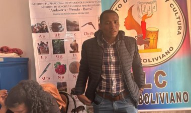 ENTREGA DE CERTIFICADO DE DOMINIO ORAL Y ESCRITO DE LA LENGUA AFROBOLIVIANA A POSTULANTES A LAS ESFM Y UA. POR LA MODALIDAD "B4"