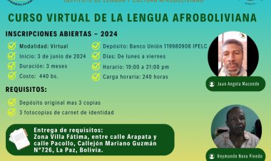 CURSO VIRTUAL DE LA LENGUA AFROBOLIVIANA