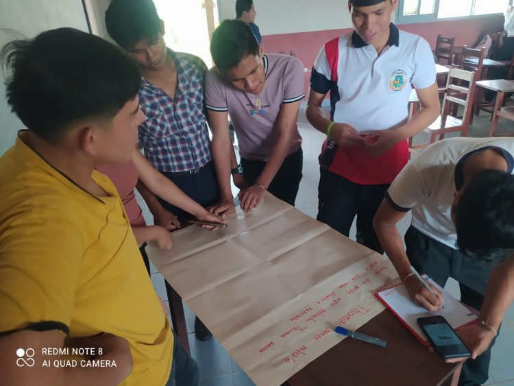 Estudiantes de Yaguarú se capacitan en escritura de la lengua Guarayu con el apoyo del (ILC-GW)