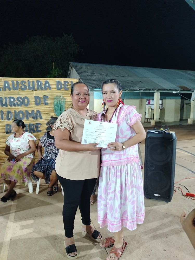 CLAUSURA DEL CURSO DE IDIOMA BAURE NIVEL BASICO