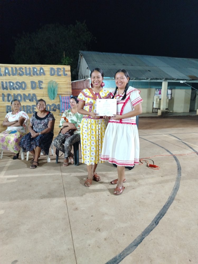 CLAUSURA DEL CURSO DE IDIOMA BAURE NIVEL BASICO