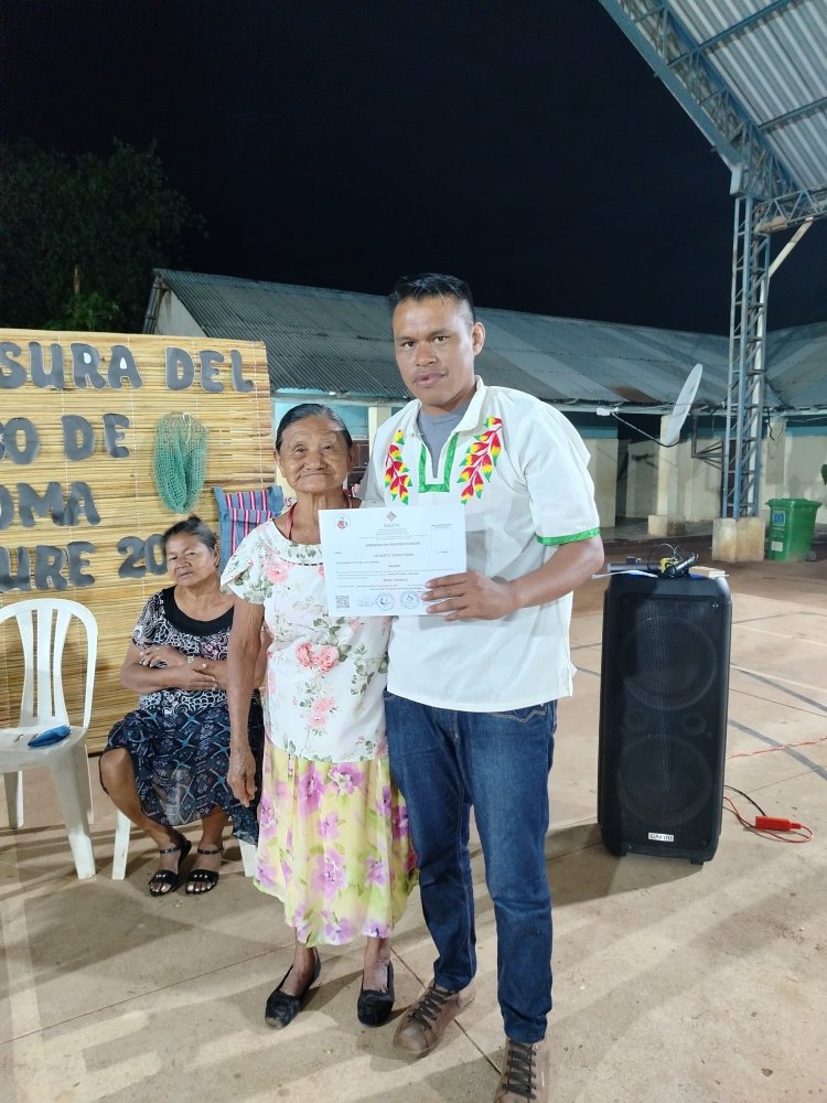 CLAUSURA DEL CURSO DE IDIOMA BAURE NIVEL BASICO