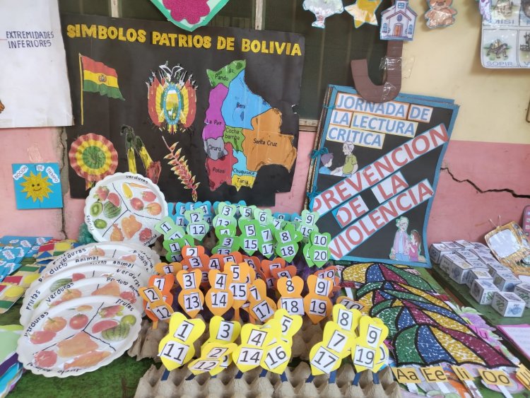 #ILCBAURE #IPELC Feria educativa del nivel inicial U.E Angélica Barthelemy de Ojopi gestión 2024