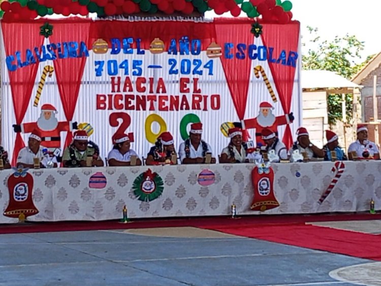 El Lic. Orlando Añes Participa en la Clausura del Año Escolar en San Antonio del Junte