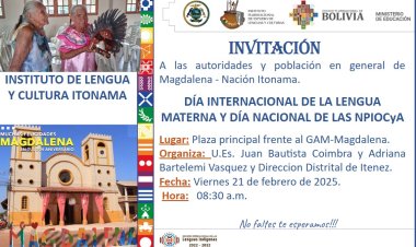 DÍA INTERNACIONAL DE LA LENGUA MATERNA Y DÍA NACIONAL DE LAS NPIOCyA