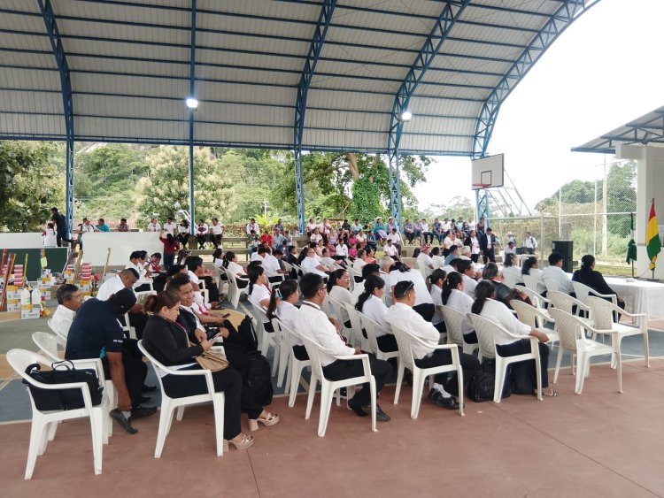 ILC-Gwarayu Estuvo Presente en la Inauguración de la Gestión Escolar en Ascensión de Guarayos