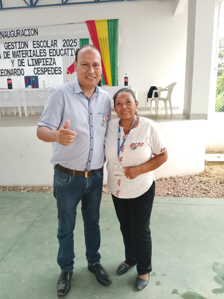 ILC-Gwarayu Estuvo Presente en la Inauguración de la Gestión Escolar en Ascensión de Guarayos