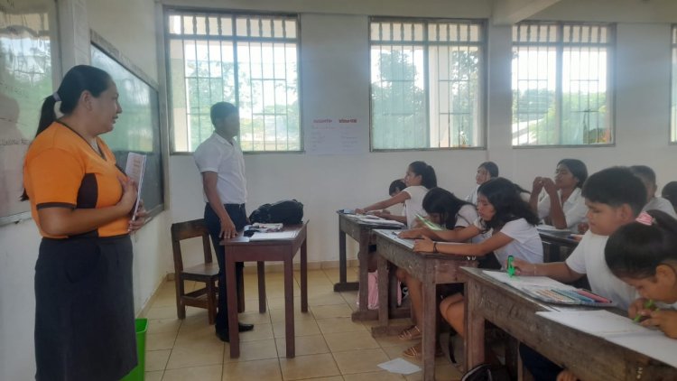 #IPELC #ILC-BAURE "SHI VIKAROW TO KAROWONONEV ESKOELIYE CARMELO PARADA" EL INSTITUTO DE LENGUA Y CULTURA BAURE REALIZA LA VISITA A LA U.E CARMELO PARADA, PARA HACER EL RESPECTIVO ACOMPAÑAMIENTO A LOS MAESTROS Y ESTUDIANTES EN LA IMPLEMENTACIÓN DE LA LENGUA ORIGINARIA BAURE EN EL AULA