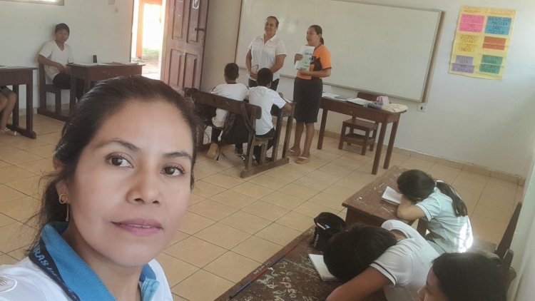 #IPELC #ILC-BAURE "SHI VIKAROW TO KAROWONONEV ESKOELIYE CARMELO PARADA" EL INSTITUTO DE LENGUA Y CULTURA BAURE REALIZA LA VISITA A LA U.E CARMELO PARADA, PARA HACER EL RESPECTIVO ACOMPAÑAMIENTO A LOS MAESTROS Y ESTUDIANTES EN LA IMPLEMENTACIÓN DE LA LENGUA ORIGINARIA BAURE EN EL AULA