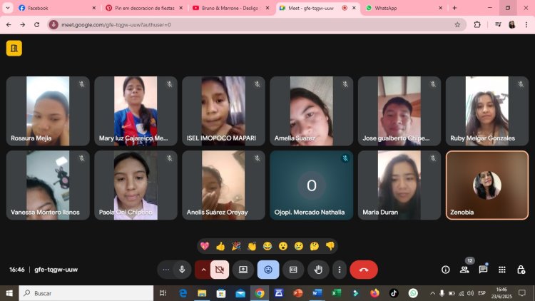IPELC, ILC- BAURE EN COORDINACIÓN CON LA ESFM “CLARA PARADA DE PINTO” DESARROLLA LA ENSEÑANZA DE LA LENGUA ORIGINARIA BAURE EN LA MODALIDAD VIRTUAL A LOS ESTUDIANTES DE PRIMERO A TERCER AÑO DE FORMACIÓN, PERTENECIENTES A LA NACIÓN BAURE.