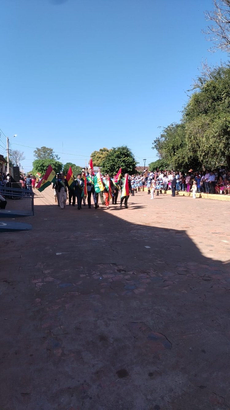 IPELC - ILC BAURE. LA NACIÓN BAURE RINDE HOMENAJE A NUESTRA QUERIDA PATRIA BOLIVIA EN SU BICENTENARIO