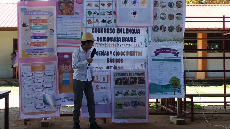 ILC-BAURE - IPELC, CONCURSO ESTUDIANTIL EN LENGUA ORIGINARIA BAURE: POESÍAS Y CONOCIMIENTOS BÁSICOS DE LA LENGUA BAURE
