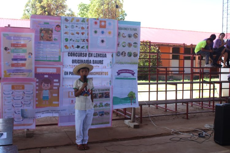 ILC-BAURE - IPELC, CONCURSO ESTUDIANTIL EN LENGUA ORIGINARIA BAURE: POESÍAS Y CONOCIMIENTOS BÁSICOS DE LA LENGUA BAURE