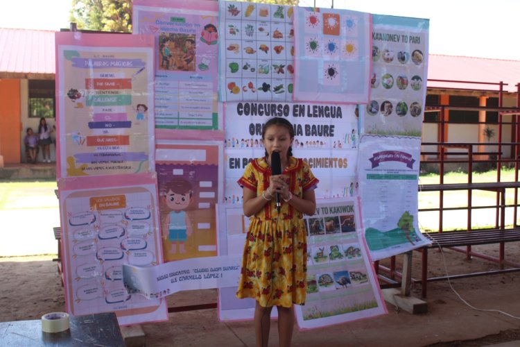 ILC-BAURE - IPELC, CONCURSO ESTUDIANTIL EN LENGUA ORIGINARIA BAURE: POESÍAS Y CONOCIMIENTOS BÁSICOS DE LA LENGUA BAURE