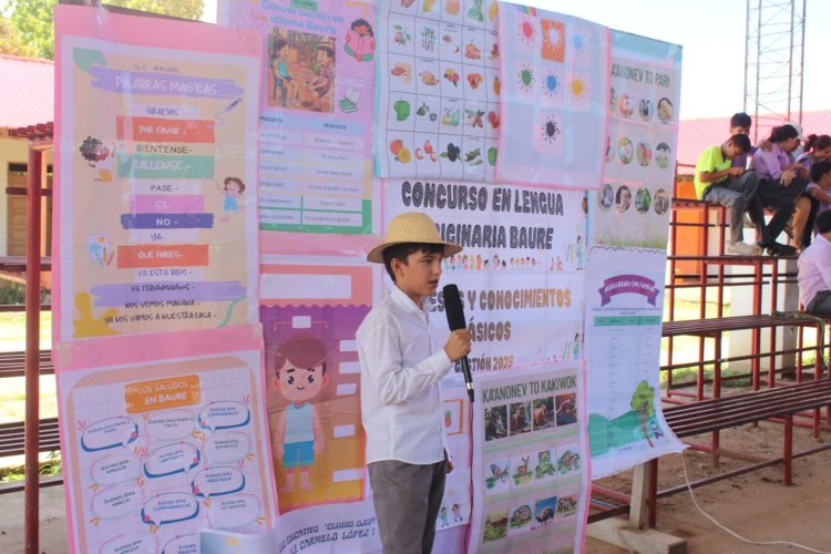 ILC-BAURE - IPELC, CONCURSO ESTUDIANTIL EN LENGUA ORIGINARIA BAURE: POESÍAS Y CONOCIMIENTOS BÁSICOS DE LA LENGUA BAURE
