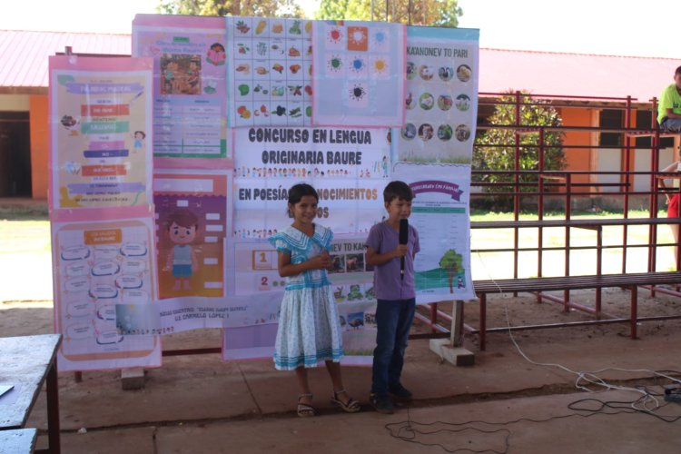 ILC-BAURE - IPELC, CONCURSO ESTUDIANTIL EN LENGUA ORIGINARIA BAURE: POESÍAS Y CONOCIMIENTOS BÁSICOS DE LA LENGUA BAURE