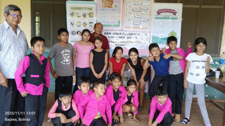 CONCURSO ESTUDIANTIL EN LENGUA ORIGINARIA BAURE: POESÍAS Y CONOCIMIENTOS BÁSICOS DE LA LENGUA BAURE, U.E LA ALTAGRACIA