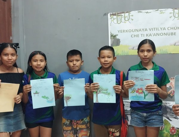 Fortalecemos la práctica del idioma Joaquiniano, con apoyo del IPELC. Padres y madres de familia.