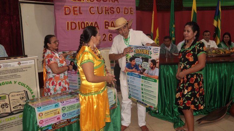 CLAUSURA DEL CURSO DE IDIOMA BAURE A NIVEL BÁSICO Y ENTREGA DE CERTIFICADOS