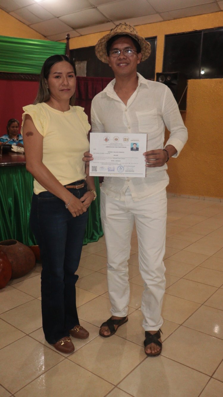 CLAUSURA DEL CURSO DE IDIOMA BAURE A NIVEL BÁSICO Y ENTREGA DE CERTIFICADOS